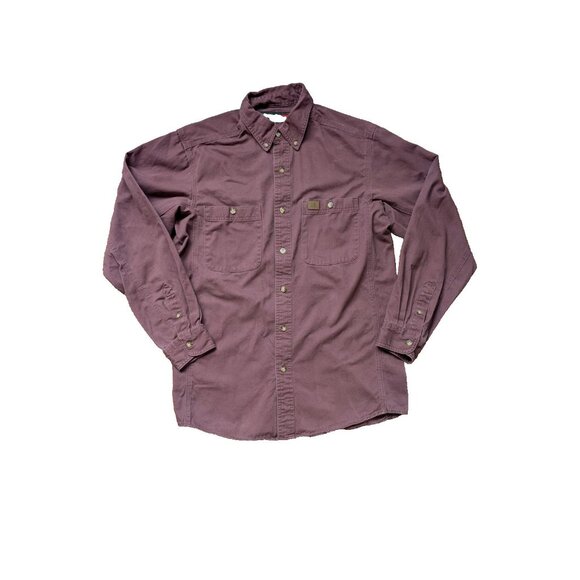 Wrangler Riggs workwear shirt purple size M workwear - Picture 2 of 5